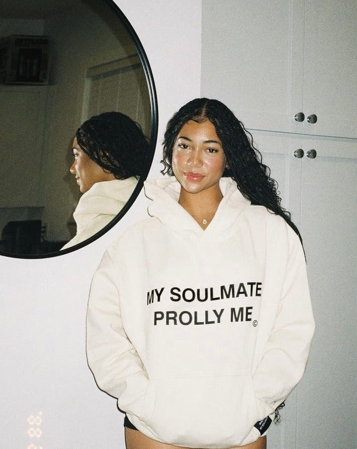 Cream & Black “My Soulmate” Hoodie
