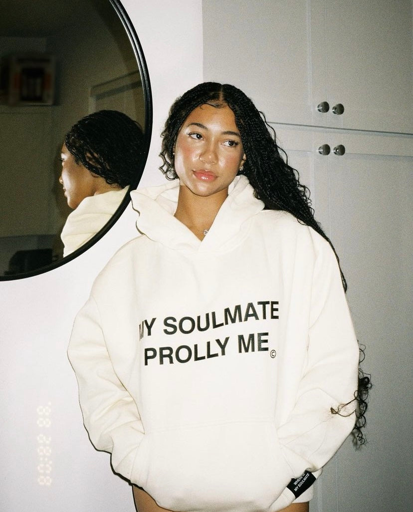 Cream & Black “My Soulmate” Hoodie